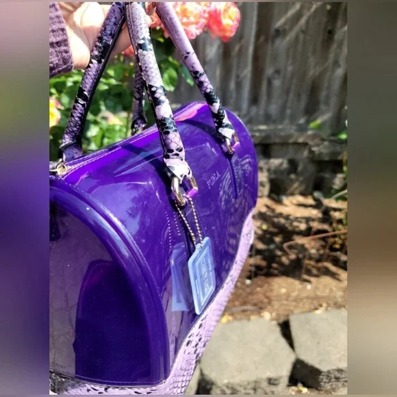 Furla candy bag purple sale
